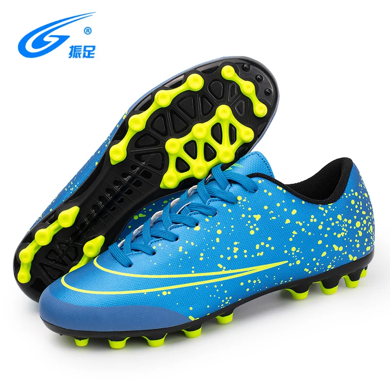 Мужские футбольные бутсы ZHENZU дышащие уличные с бетонным полом детские кроссовки