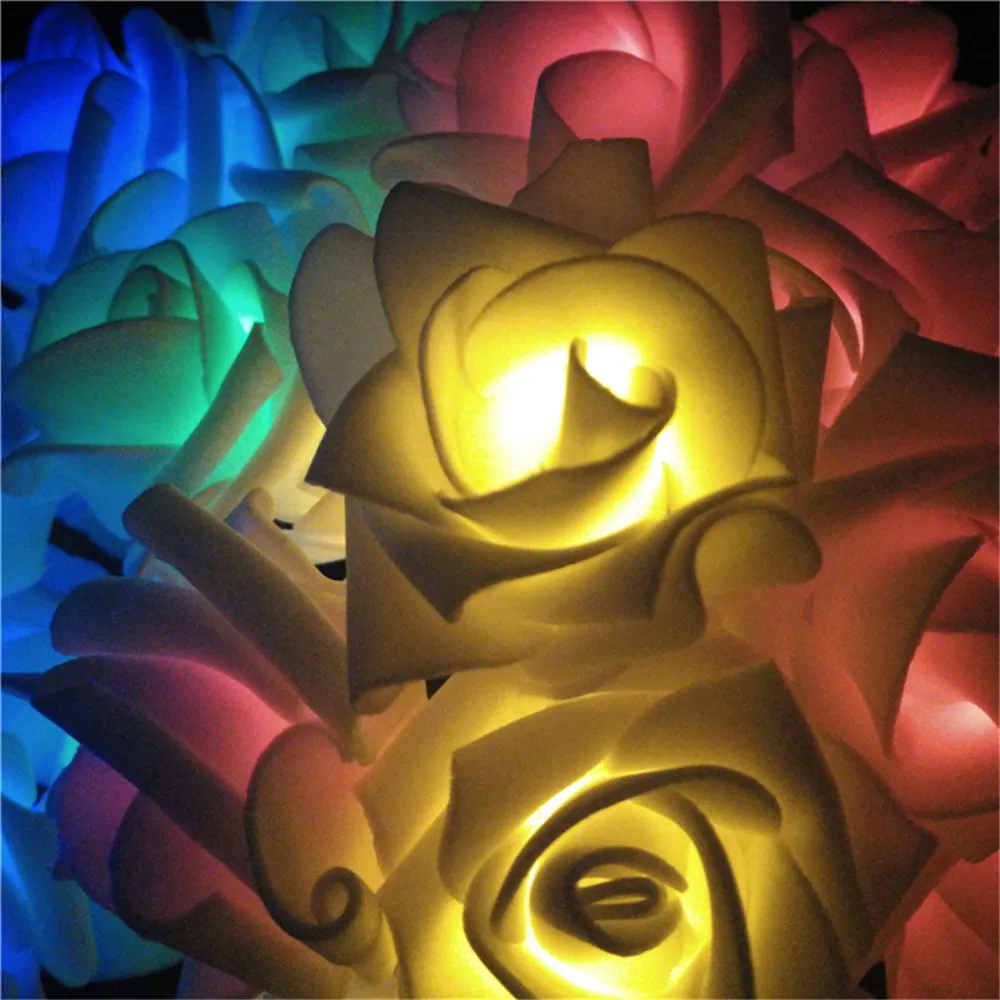 Фото YIYANG Rose Solar LED String Lights Romantic Garden 100Leds 12M Outdoor Christmas Holiday Festival Party Decoration Lamps Освещение YIYANG Rose Solar LED String Lights Romantic Garden 100Leds 12M Outdoor Christmas Holiday Festival Party Decoration Lamps Освещение