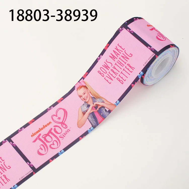 Новинка 50Y3 &quot75 мм красивая девушка JoJo лента с рисунком напечатанная grosgrain Сделай