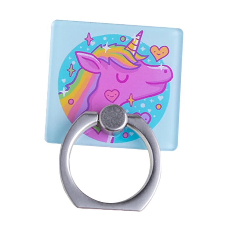 New Cartoon Unicorn Mobile Phone Ring Bracket For IPhone6s 7 8p X XR XS Max Mobile Phone Holders
