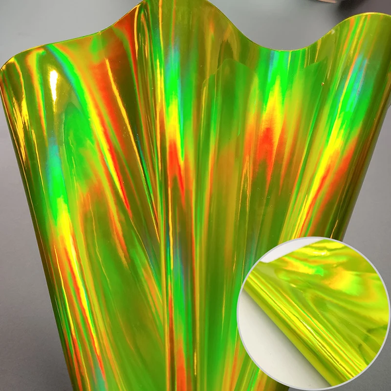 Красочные Зеркальные лазерные ткани из искусственной кожи для шитья сумки