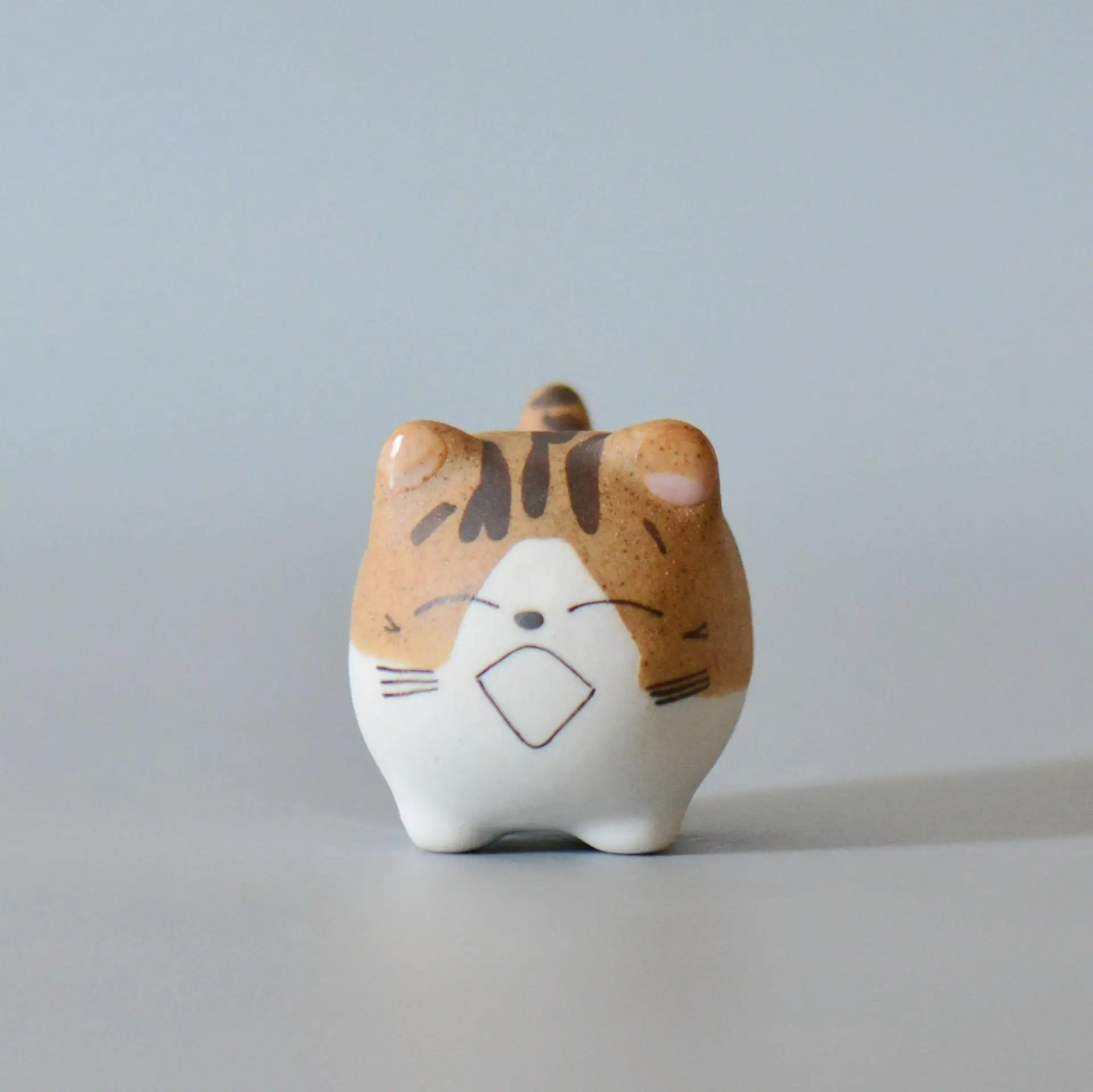 1 шт. кавайный цветочный горшок в виде кошки милый керамический настольное