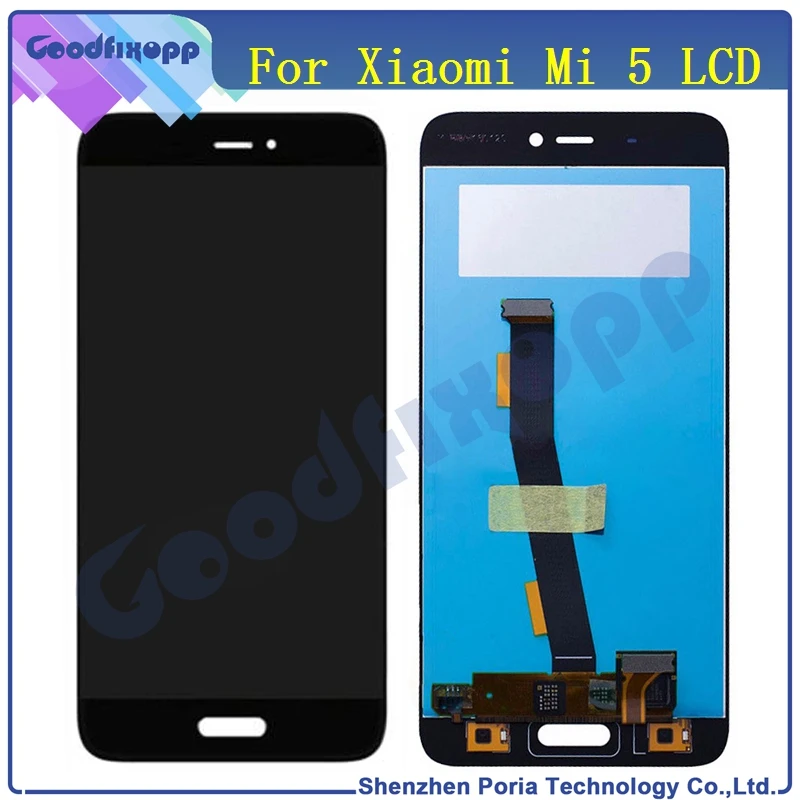 

ЖК-дисплей с дигитайзером для Xiaomi Mi5 Mi 5, сенсорный экран в сборе, запасные части для телефона Mi 5, ЖК-экран