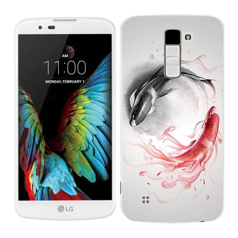 Чехол для LG K10 Чехлы Монтеня роспись на заднюю панель для телефона Fundas Silicone для K10 Lte K 10 M2 K410 K420N K430DS F670 Coque - Цвет: 17