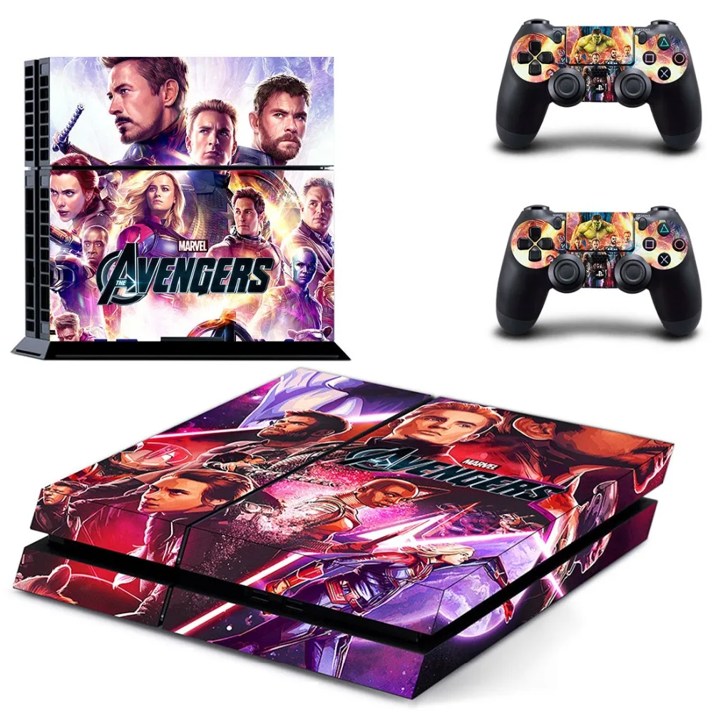 Мстители: Endgame PS4 наклейка s Play station 4 кожа винило наклейка для Playstation 4 PS 4 консоль и контроллер скины Pegatinas