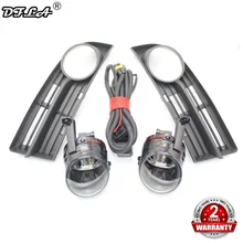 Для VW Caddy 2003 2004 2005 2006 2007 2008 2009 2010 2011 Автомобильный Стайлинг передний бампер противотуманная фара противотуманный светильник+ провод
