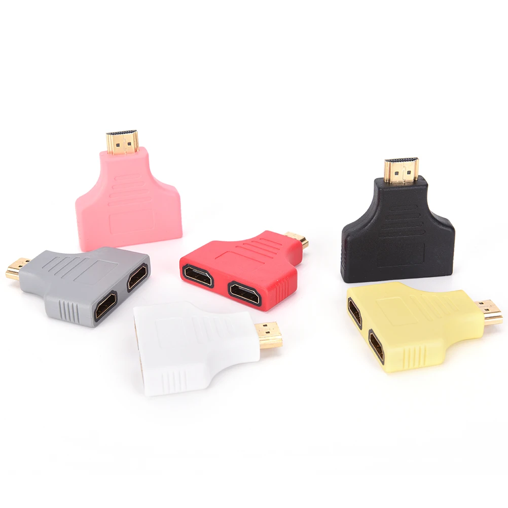JETTING New Male To Female Y Switch Splitter Dual Converter Adapter For Xbox Blueray DVD players PS3 |