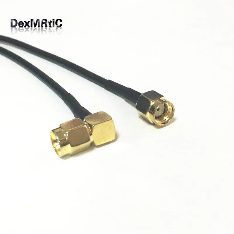 Wi-Fi антенный адаптер RP SMA штекер ST переключатель прямоугольный RF коаксиальный