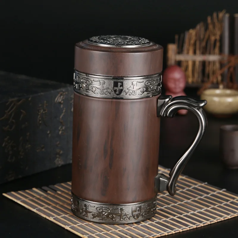 Аутентичные высококачественные мужские термосы для офиса 500 мл с ручкой здоровья