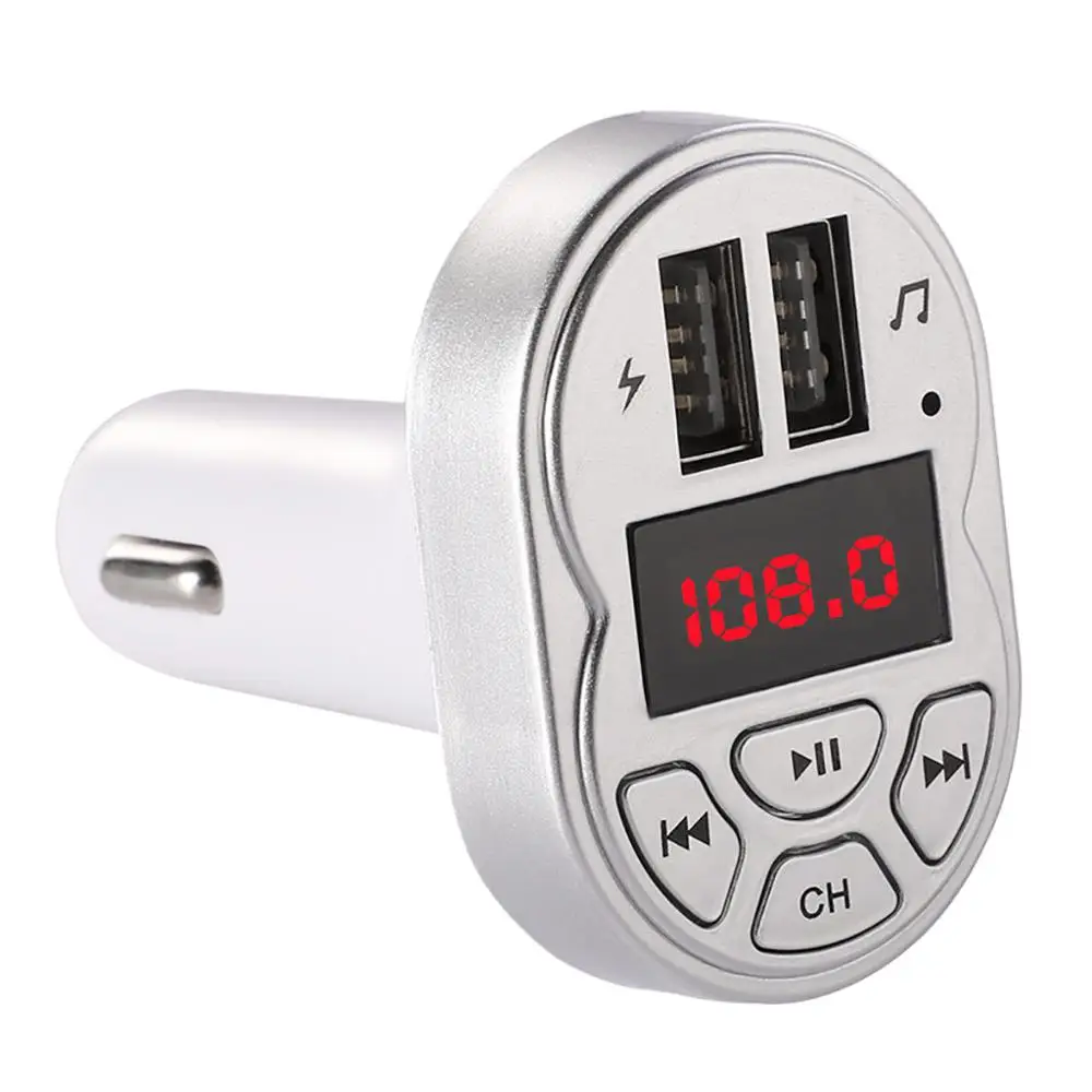 Автомобильный MP3-плеер fm-передатчик двойной USB Автомобильное зарядное устройство
