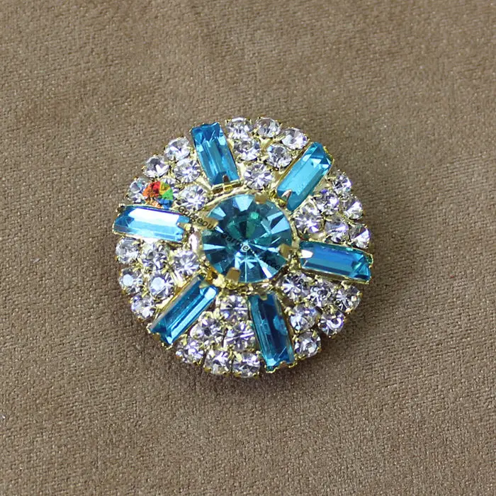 10 шт. 25 мм круглые сапфировые синие центральные части чешские хрустальные