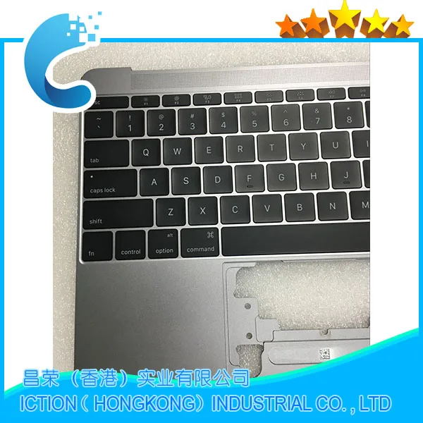 Оригинальный чехол для Macbook Pro Retina 12 дюймов A1534 верхний с клавиатурой макет США