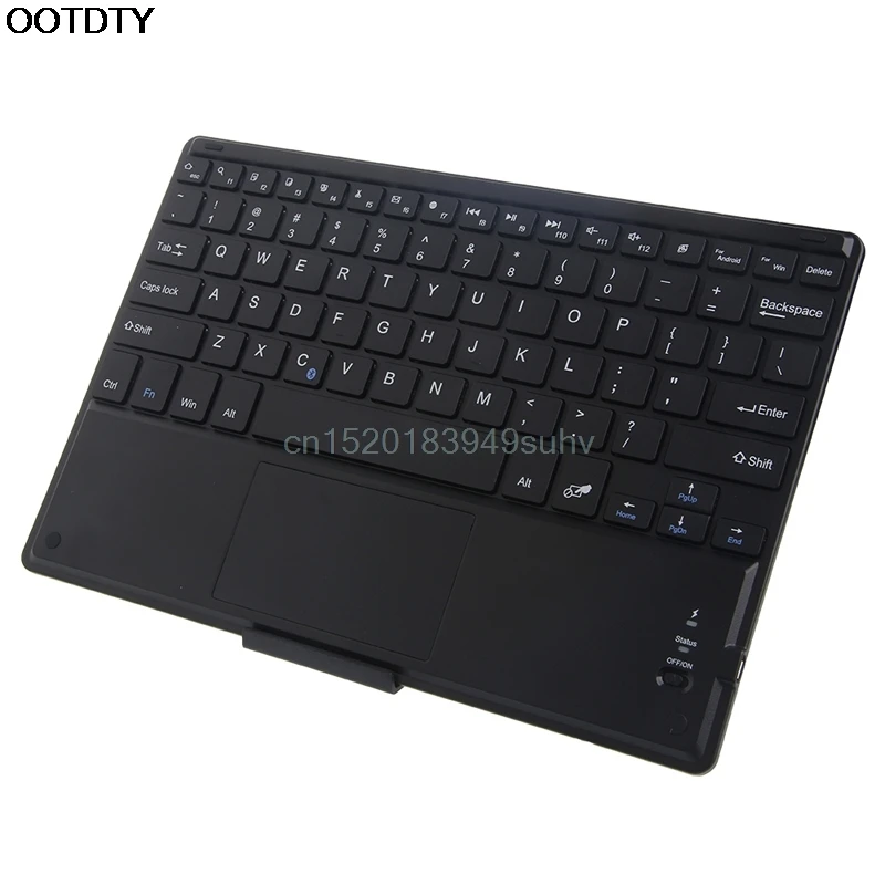 10 дюймовая тонкая сенсорная клавиатура Bluetooth встроенный тачпад и перезаряжаемый