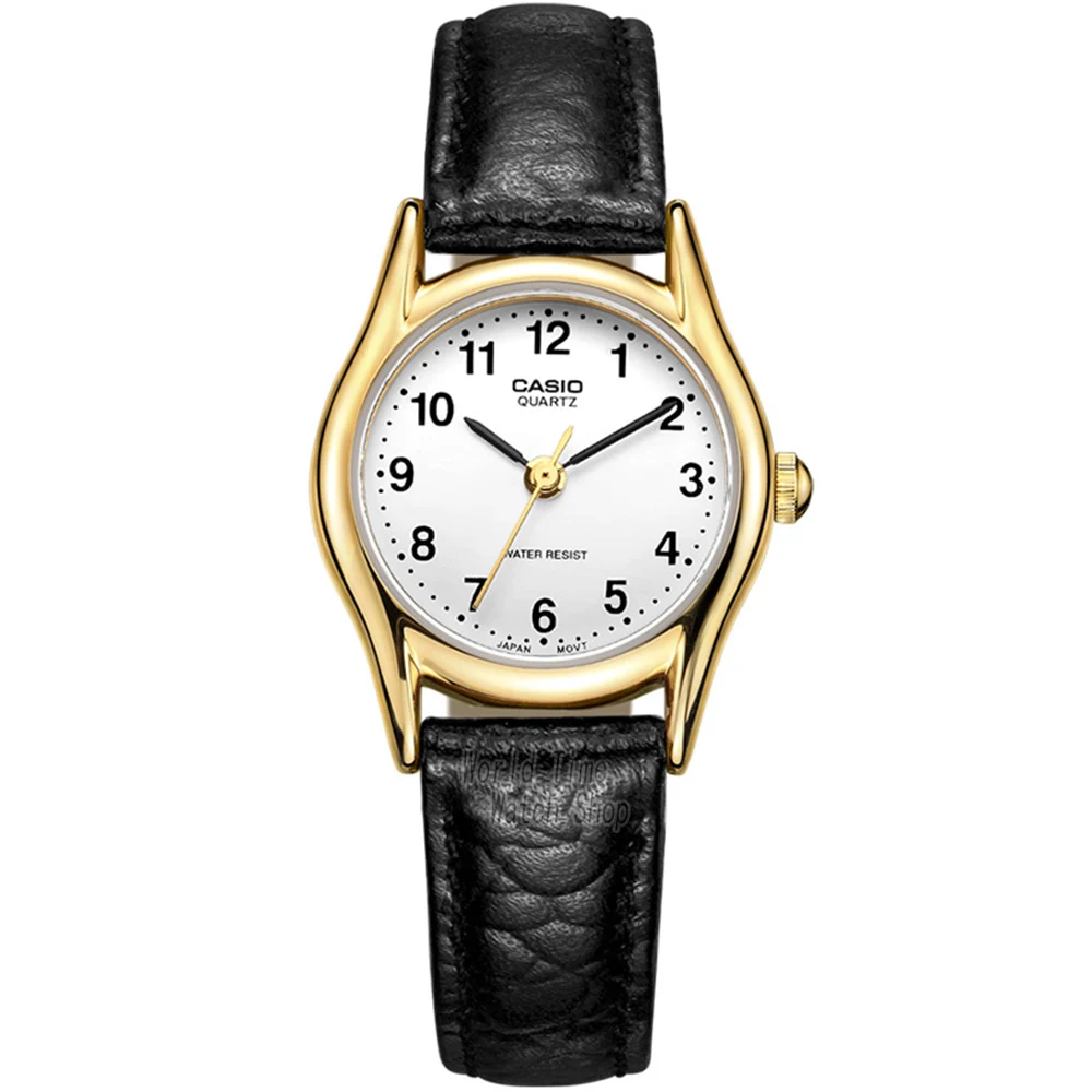 LTP1094Q7B1-1 Casio часы женские часы лучший бренд класса люкс Водонепроницаемый Кварцевые часы женские дамы Подарки кожаный ремешок для часов Часы Спортивные часы relogio feminino reloj mujer montre homme bayan kol saati zegarek - Цвет: LTP1094Q7B1-1