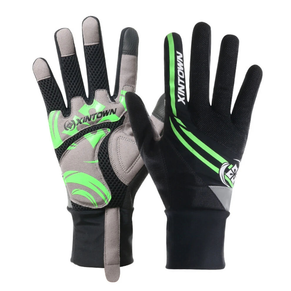 XINTOWN велосипедные перчатки с сенсорным экраном спортивные противоударные