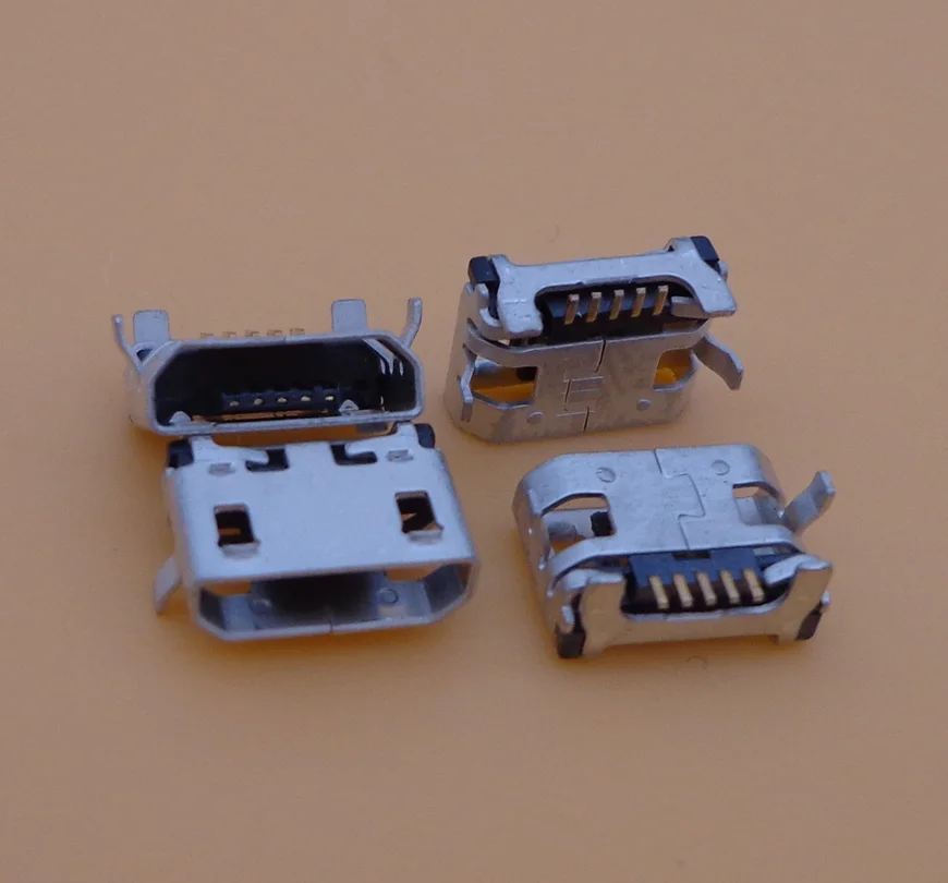 Гнездовой разъем Micro USB 10 шт. Женский 5-контактный для зарядки Lenovo A10-70 A370E A3000 A3000H A5000