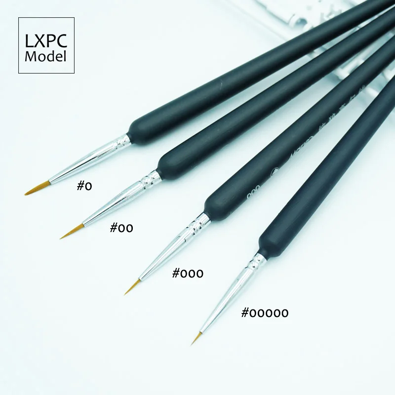 Инструмент для раскрашивания модели волчья ручка с крючком очень тонкая