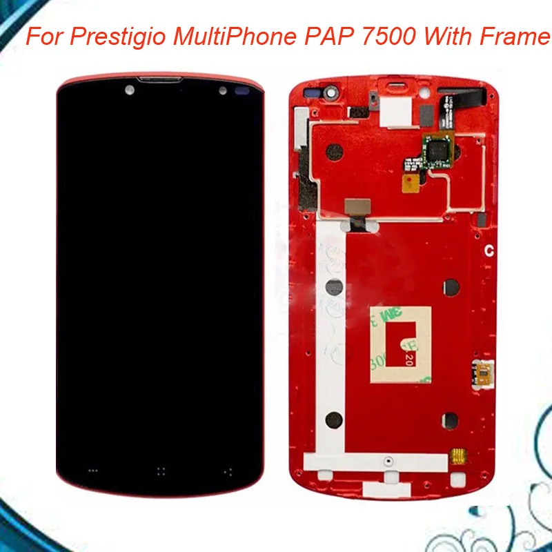 ЖК-дисплей для Prestigio MultiPhone PAP 7500 PAP7500 + сенсорный экран дигитайзер стеклянная