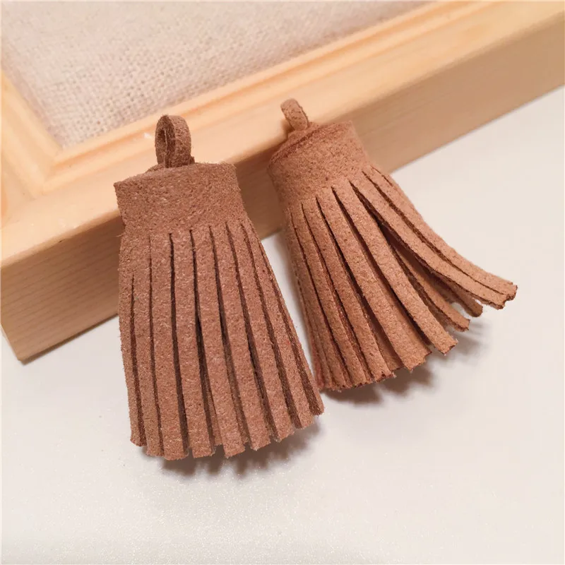 30pcs/lot 35mm Fashion mini Suede Tassel For DIY Sewing Garment/Bags Accessories Craft/Garment Material | Дом и сад