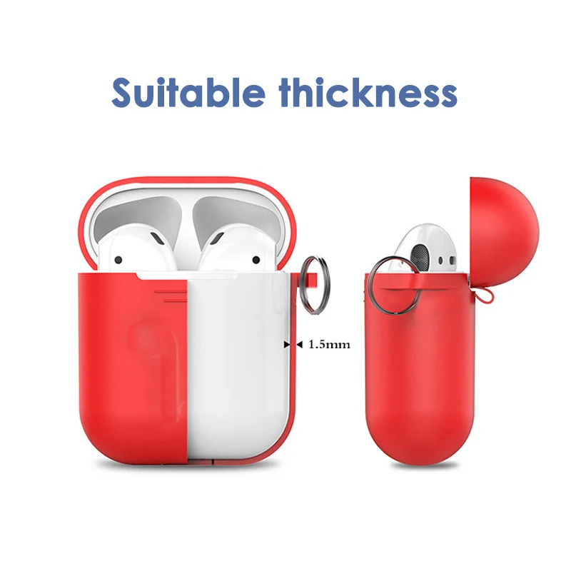 ANBES Bluetooth наушники силиконовый ударопрочный чехол защитный мягкий Сверхтонкий
