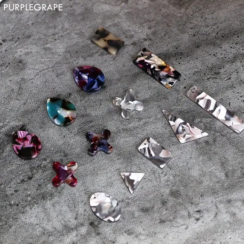 Фиолетовый виноград цветочный акриловый ювелирный материал DIY головные уборы