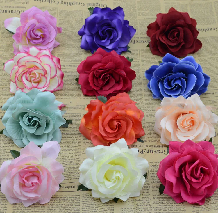 Искусственные цветы хороший шелковые розы имитация цветов богатый головной убор