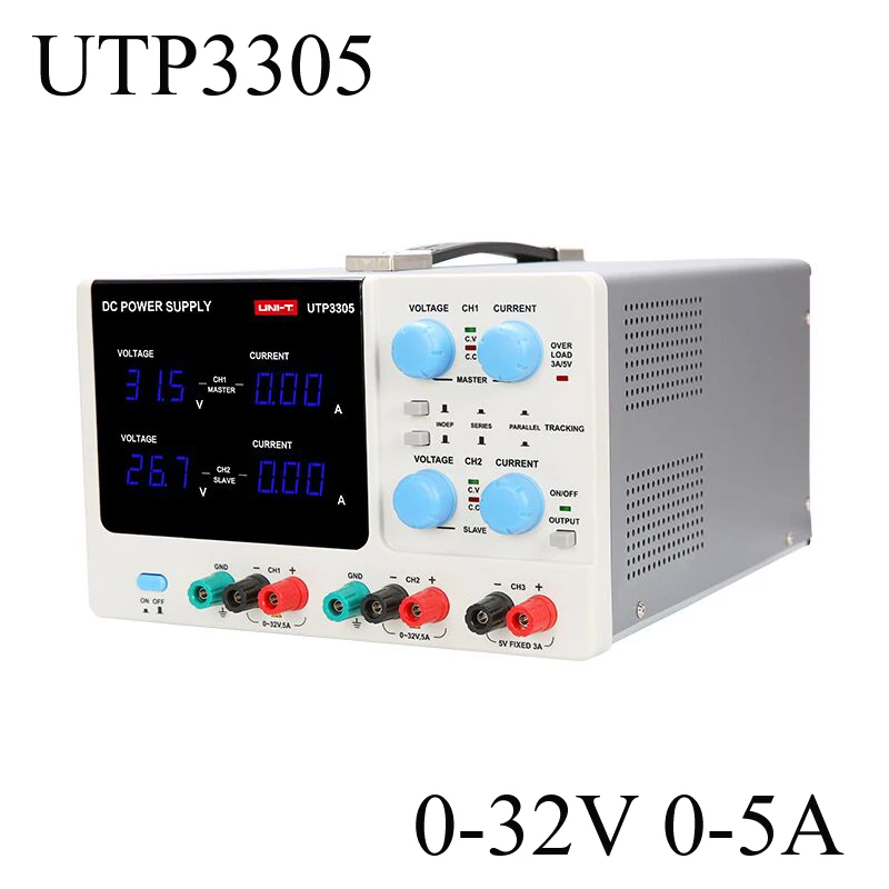 UNI-T UTP3305 многоканальный Линейный источник питания постоянного тока 32 в 5 А