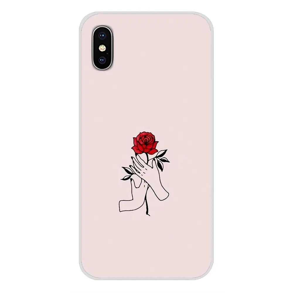 images 1 Чехол для телефона красивая Роза рука в руку любовь пары для samsung Galaxy S4 S5 MINI S6 S7 edge S8 S9 S10 Plus Note 3 4 5 8 9 - Цвет: images 1