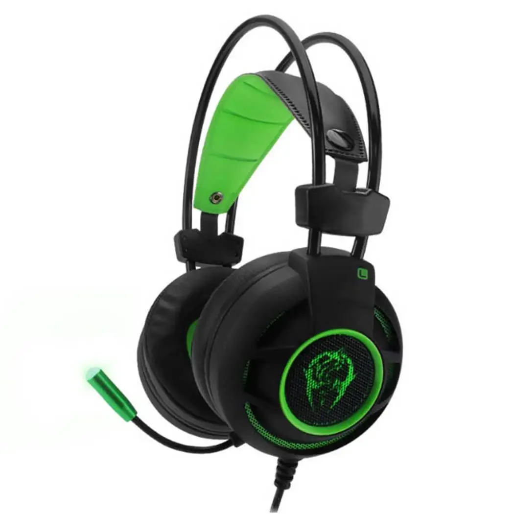 Повязка на голову стерео нч проводная гарнитура наушники с микрофоном Складная