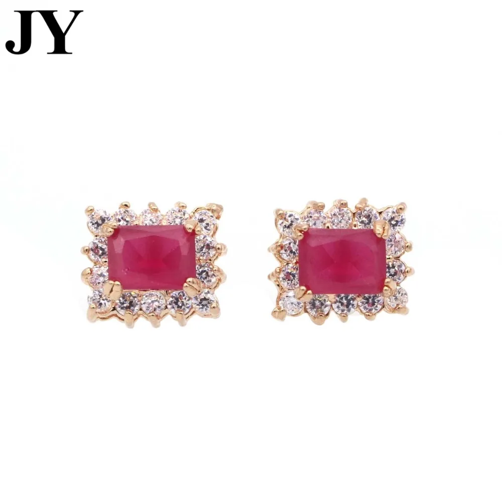 JY мода драгоценный камень в серьги для Для женщин вечерние элегантные ретро Glamour
