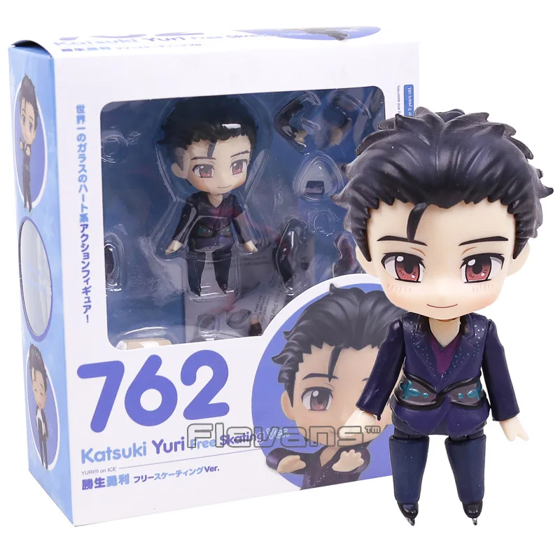 762 Yuri On Ice кацуки Yuri 736/762 Free Skating Ver. Nendoroid кукла ПВХ фигурка Коллекционная модель игрушки 2 стиля - Цвет: 762