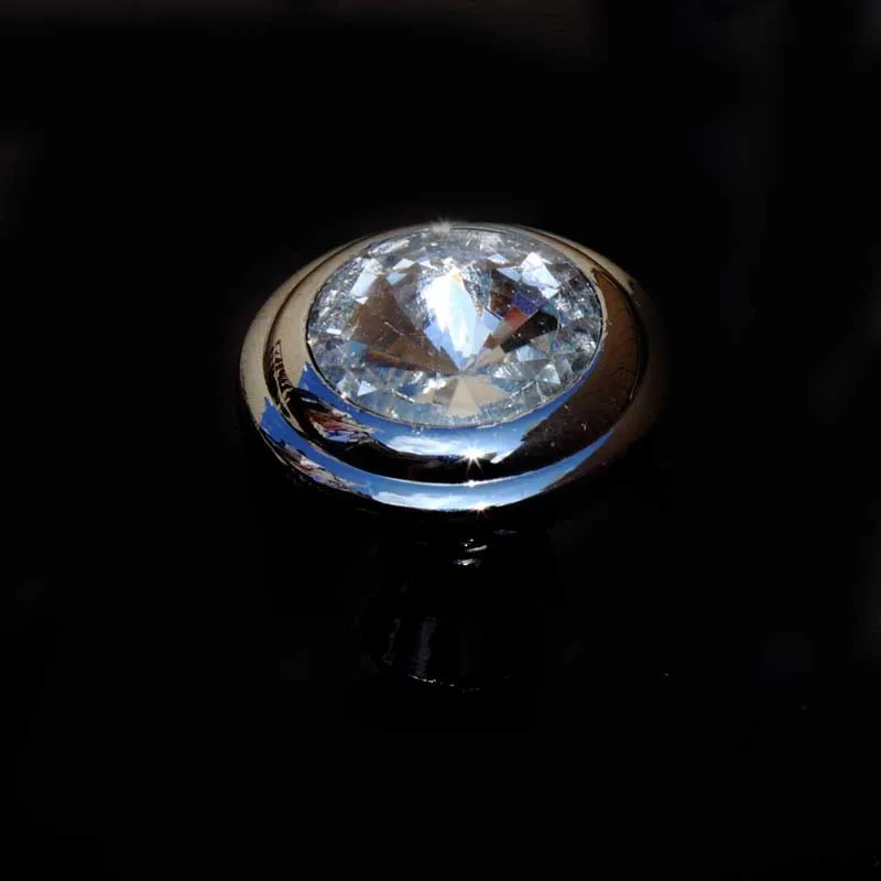 96 мм 128 стеклянные хрустальные дверные ручки для комода с серебряными и