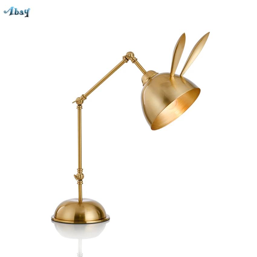 Настольные лампы в стиле пост-модерн с роботизированной кроличьей рукой лампа