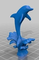 3d model stl format file for cnc printing dolphin digital file not real product compatible cam softwares