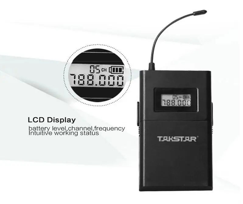 Takstar WPM 200R In Ear Беспроводной сценический монитор системы приемник с наушниками