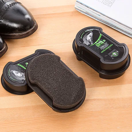 1 шт. Чистящая яркая двухсторонняя губка уход за обувной воск ластик волшебная