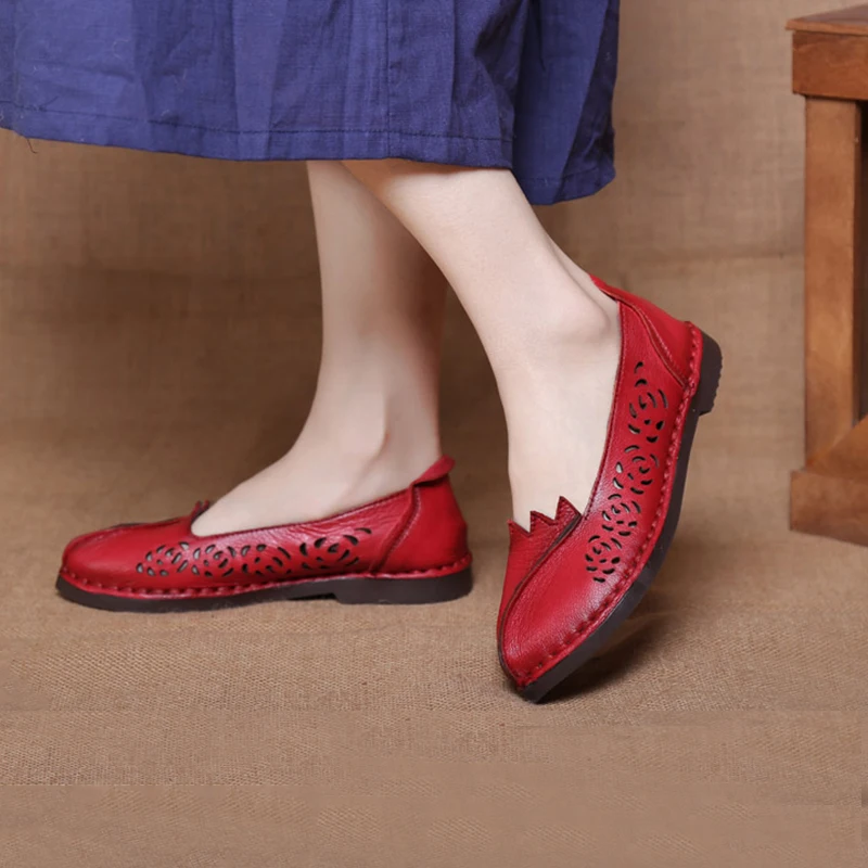 RUSHIMAN винтажные туфли из натуральной воловьей кожи ручной работы с мягкой