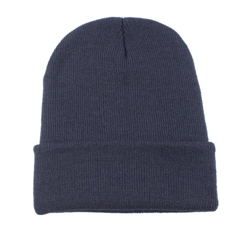 Трикотажная кепка в стиле хип хоп унисекс теплая зимняя Лыжная шапка из