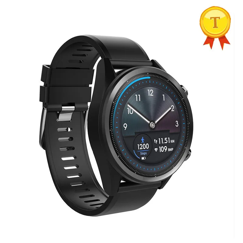 silicone belt Новейшие ip67 водонепроницаемые Смарт-часы Android 7,1 LTE 4G Sim карта wifi 8MP HD камера gps сердечный ритм умные часы для мужчин и женщин - Цвет: silicone belt