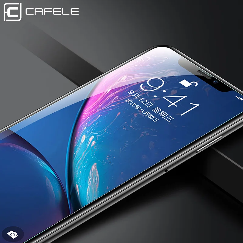 Защитное стекло CAFELE закаленное с защитой от царапин для iPhone XR X XS Max|Защитные