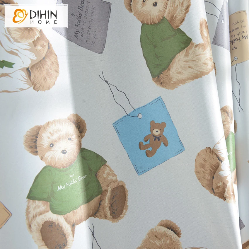 DIHIN 1 шт. Мультяшные Детские занавески для гостиной готовые спальни 2