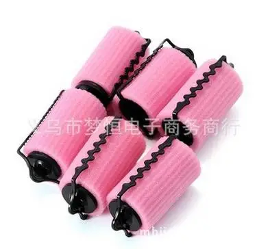 6 шт./партия изогнутая губка для волос артефакт не повредит волосы Мода Губка