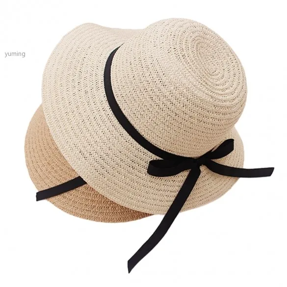 Loweat цена! Женщины мода шляпа солнца лета женщин складная соломенные шляпы пляж