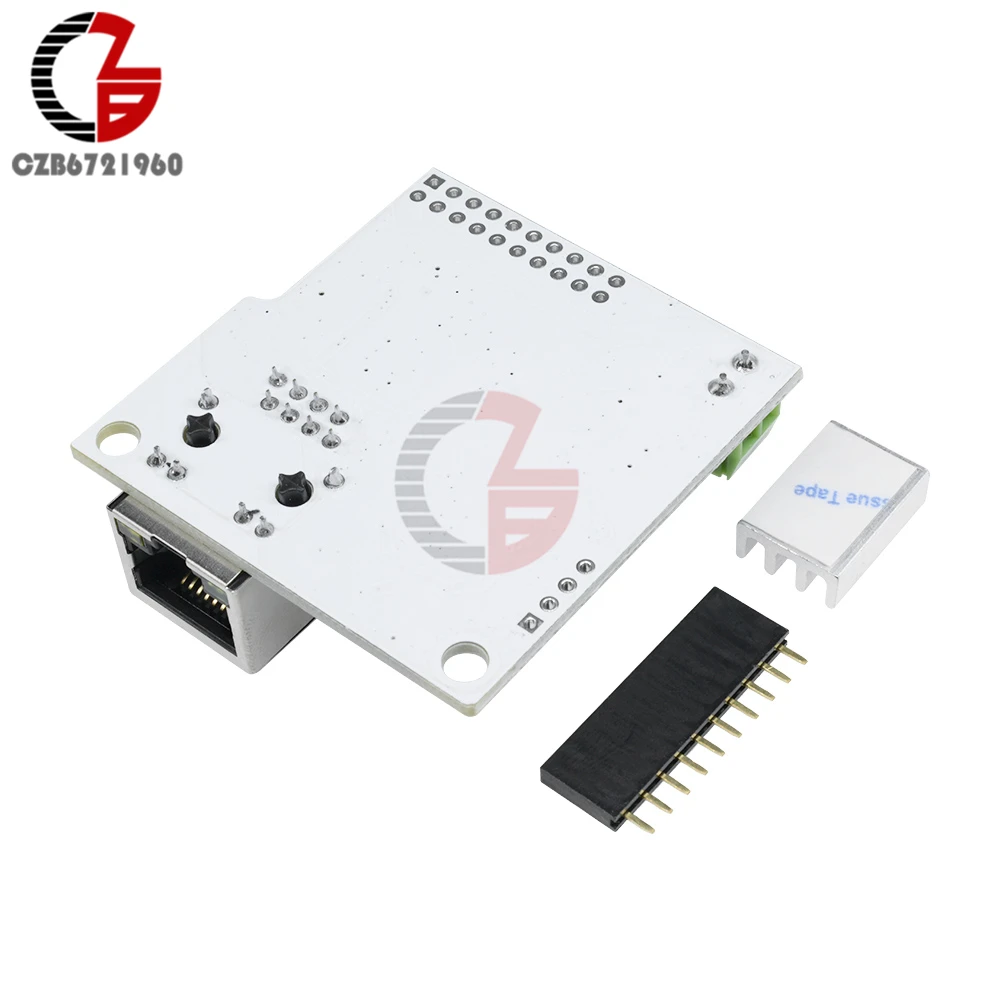 Сетевой модуль DC 5V 2A 8CH ENC28J60 8 канальный сетевой концевой релейный блок управления