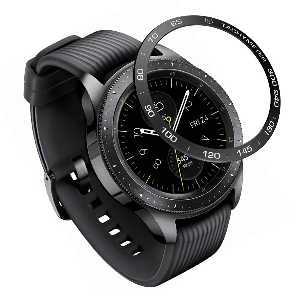 H Для samsung Galaxy Watch 42 мм, циферблат, ободок, кольцо, Стильный чехол, клейкая крышка, защита от царапин, для Galaxy Watch 42 мм - Цвет ремешка: H