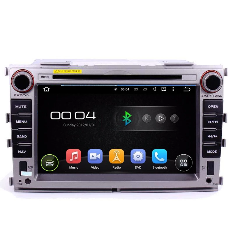 7 дюймовый автомобильный DVD на основе Android с GPS 3G/WIFI/BT TV DVR OBD аудио Радио стерео
