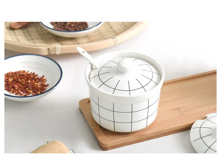 3 шт. японская креативная керамическая приправа банка высокого качества Cruet с