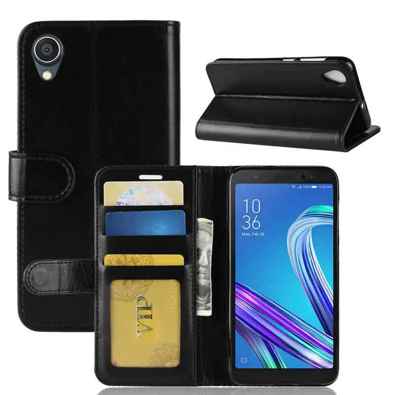 Чехол для Asus ZenFone Live L1 ZA550KL задняя крышка из искусственной кожи чехол телефона ASUS ZA