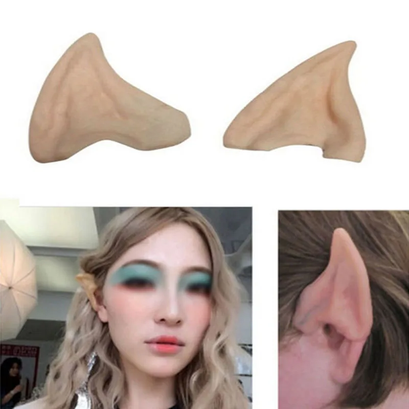 1 пара 5x6 см для мероприятий и вечеринки Хэллоуин эльфийские уши аксессуары