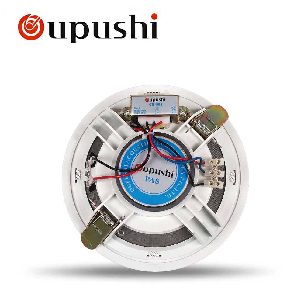 Oupushi CE502 6 Вт 5 дюймовый потолочный динамик и встроенный система общественного